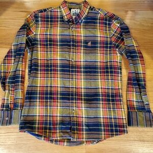 Kiel James Patrick Flannel Plaid Button Down Shirt